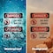 Signmission Do Not Enter Bilingual Danger Sign, Plastic, 7in W x 10in L, 2PK OS-2PACK-DS-P-710-VS-1151 - alternate 6